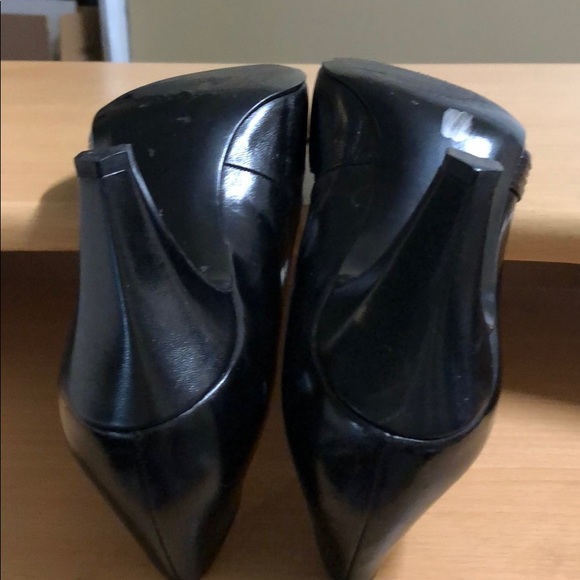 Bally Suisse Pumps Black Leather Suede 6.5 - Picture 13 of 16